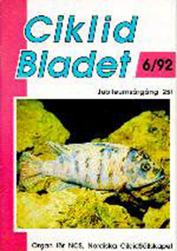 Omslag för Ciklidbladet 1992/06